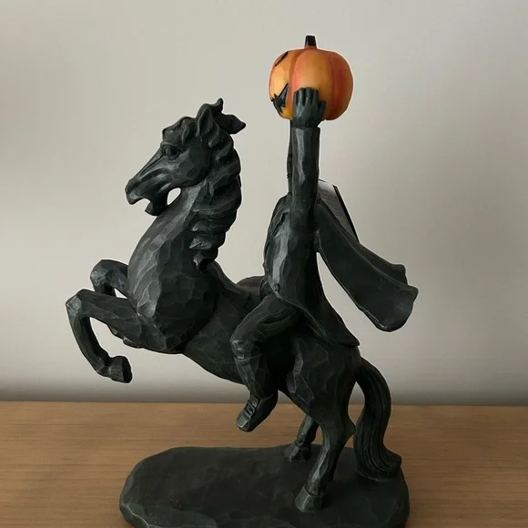 Halloween Spooky Night Sleepy Hollow Headless Horseman Large 18” Light Up Decor - Picture 7 of 13